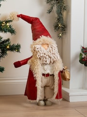 Scottish Everlastings Ltd Red Plush Traditional Santa Christmas Decoration - Image 1 of 3