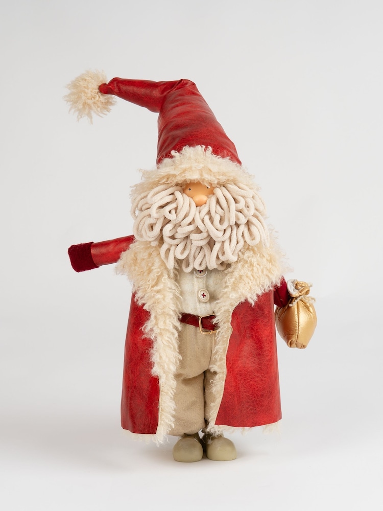 Scottish Everlastings Ltd Red Plush Traditional Santa Christmas Decoration - Image 2 of 3