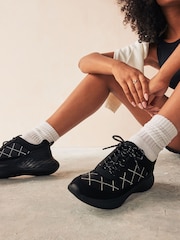 Black Forever Comfort® Jewel Mesh Trainers - Image 3 of 8