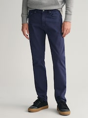 GANT Marine Blue Regular Fit Desert Jeans - Image 1 of 6