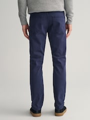 GANT Marine Blue Regular Fit Desert Jeans - Image 2 of 6