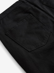 Black Solid Single Slim Fit Classic Stretch Jeans - Image 12 of 13