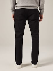 Black Solid Single Slim Fit Classic Stretch Jeans - Image 4 of 13