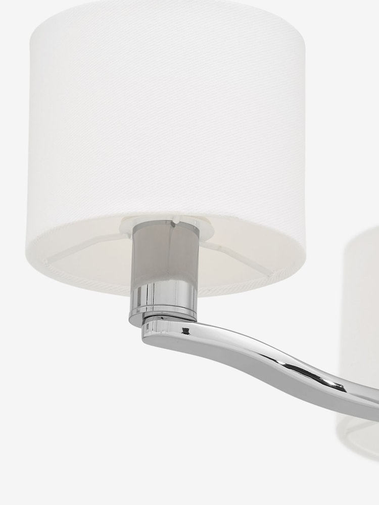 Chrome Como 3 Light Flush Ceiling Light - Image 7 of 7