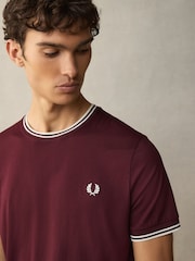 Fred Perry Twin Tipped Logo T-Shirt - Image 4 of 4