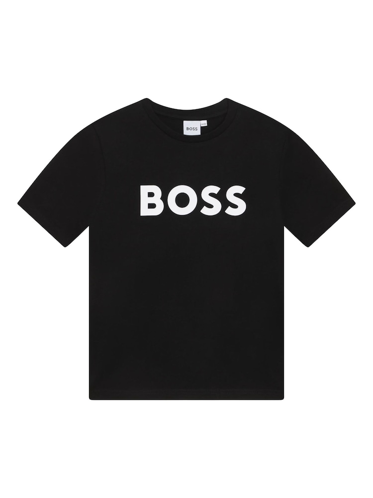 BOSS bomullsjersey kortermet t-skjorte - Bilde 1 av 3