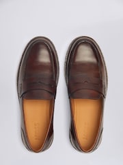 MOSS Chestnut Brown Camden Chunky Loafers - Image 2 of 4