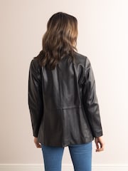 Lakeland Leather Black Bleestone Leather Blazer - Image 2 of 9