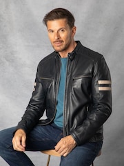 Chaqueta motera de cuero Charlie de Lakeland Leather - Imagen 7 de 15