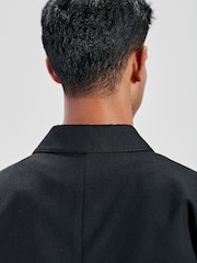 Black Smart Slim Fit Shacket - Image 4 of 4