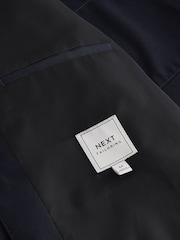 Navy Blue Smart Slim Fit Shacket - Image 10 of 11