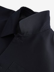 Navy Blue Smart Slim Fit Shacket - Image 11 of 11
