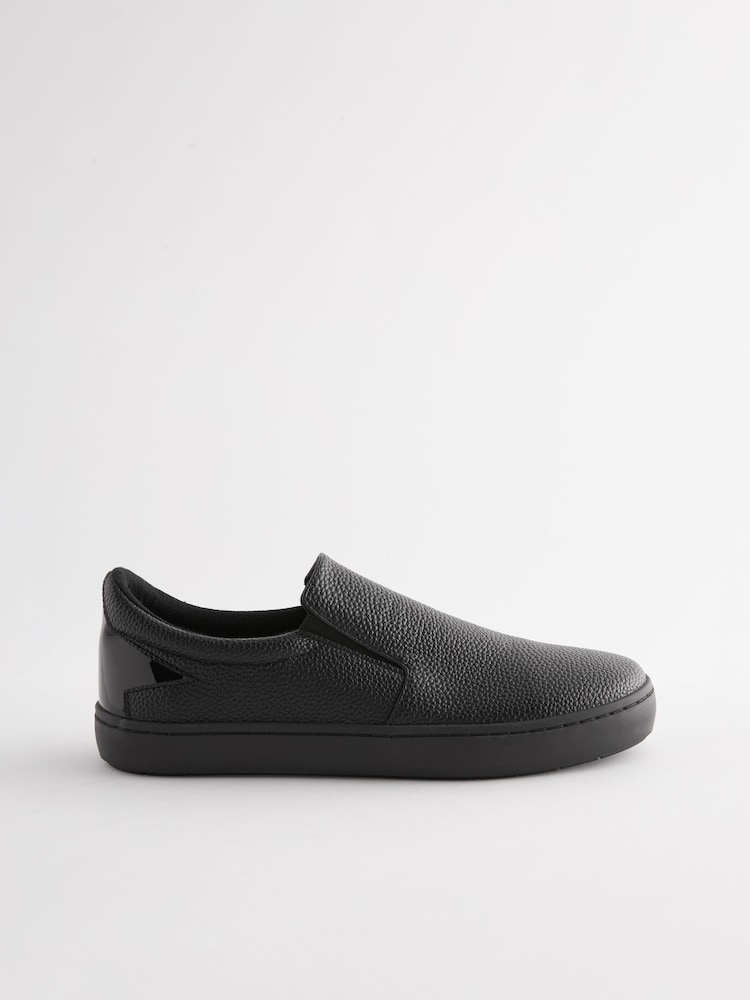 Marea negra - Zapatillas deportivas sin cordones de charol de Forever Comfort® - Imagen 2 de 6 Marea negra - Zapatillas deportivas sin cordones de charol de Forever Comfort® - Imagen 2 de 6