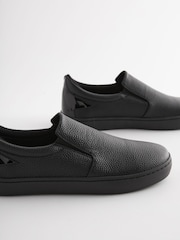 Black Flood Forever Comfort® Patent Slip-On Trainers - Image 4 of 6