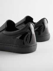 Black Flood Forever Comfort® Patent Slip-On Trainers - Image 5 of 6