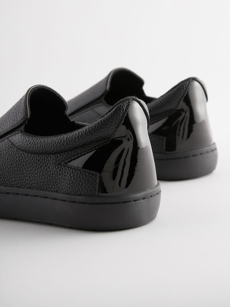 Black Flood Forever Comfort® Patent Slip-On Trainers - Image 5 of 6