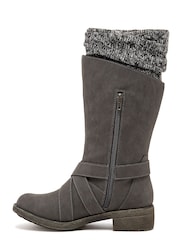 Rocket Dog Grey Telsa Cap Pu/Kingston Calf Boots - Image 2 of 5