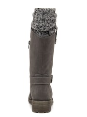 Rocket Dog Grey Telsa Cap Pu/Kingston Calf Boots - Image 5 of 5