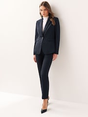 Navy Blue Heavy Duty Tailored Blazer - Image 2 of 6