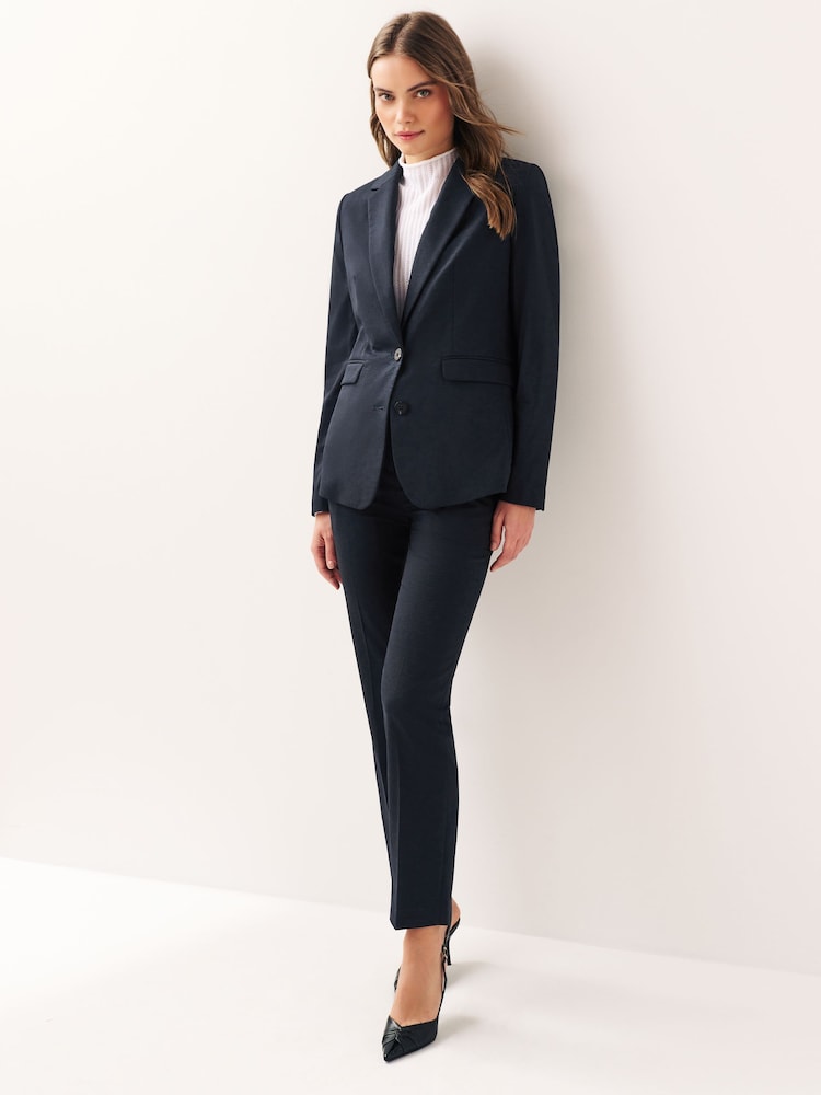 Navy Blue Heavy Duty Tailored Blazer - Image 2 of 6