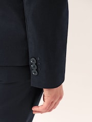 Navy Blue Heavy Duty Tailored Blazer - Image 4 of 6