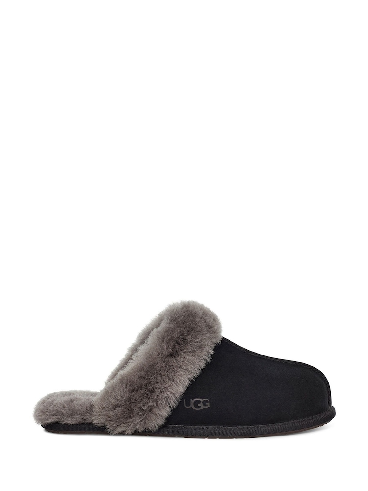 UGG Black/Grey Scufette Slippers - Image 3 of 3