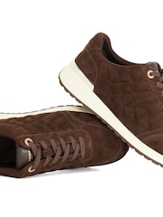 Dune London Brown Evelie Trainers - Image 5 of 5