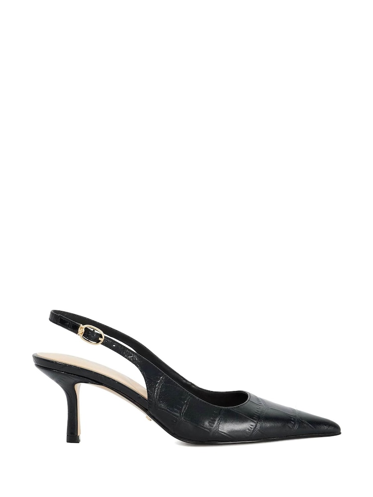 Dune London Black Celise Slingbacks - Image 2 of 6