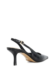 Dune London Black Celise Slingbacks - Image 4 of 6
