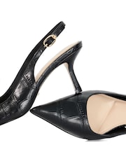 Dune London Black Celise Slingbacks - Image 6 of 6