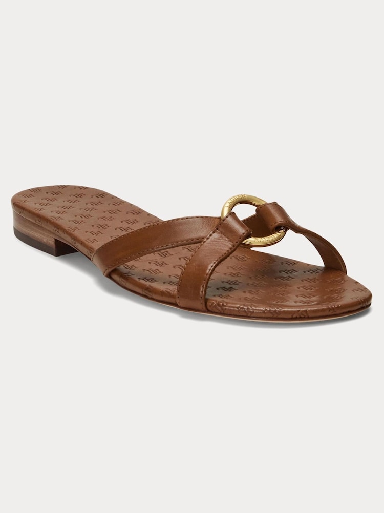 Lauren Ralph Lauren Emmy Crossover Slide Sandals - Image 1 of 4 Lauren Ralph Lauren Emmy Crossover Slide Sandals - Image 1 of 4