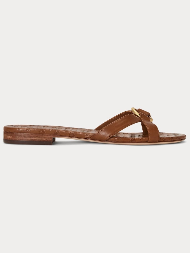 Lauren Ralph Lauren Emmy Crossover Slide Sandals - Image 2 of 4 Lauren Ralph Lauren Emmy Crossover Slide Sandals - Image 2 of 4