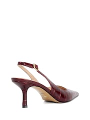 Dune London Red Celise Slingbacks - Image 4 of 6