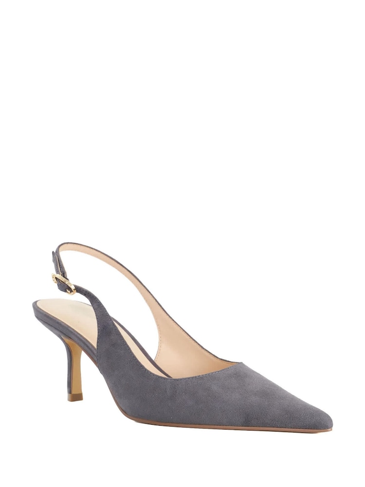 Dune London Grey Celise Slingbacks - Image 1 of 5