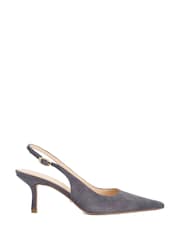 Dune London Grey Celise Slingbacks - Image 2 of 5