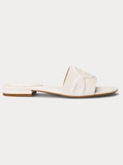 Lauren Ralph Lauren Alegra III Nappa Leather Slider Sandals - Image 2 of 4