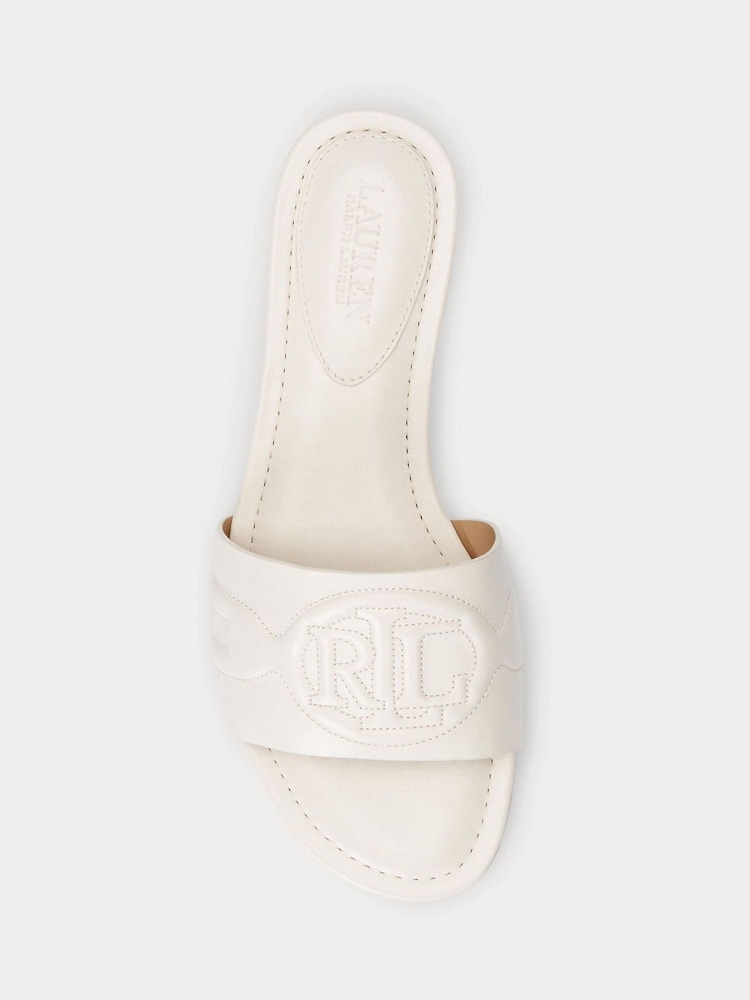 Lauren Ralph Lauren Alegra III Nappa Leather Slider Sandals - Image 4 of 4