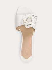 Lauren Ralph Lauren Fay 3D Floral Nappa Leather Sandals - Image 4 of 4