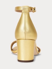 Lauren Ralph Lauren Logan Leather Heeled Sandals - Image 3 of 4