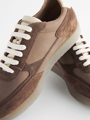 Brown Forever Comfort® Leather Chunky Trainers - Image 7 of 9