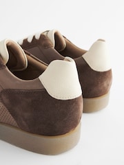 Brown Forever Comfort® Leather Chunky Trainers - Image 8 of 9