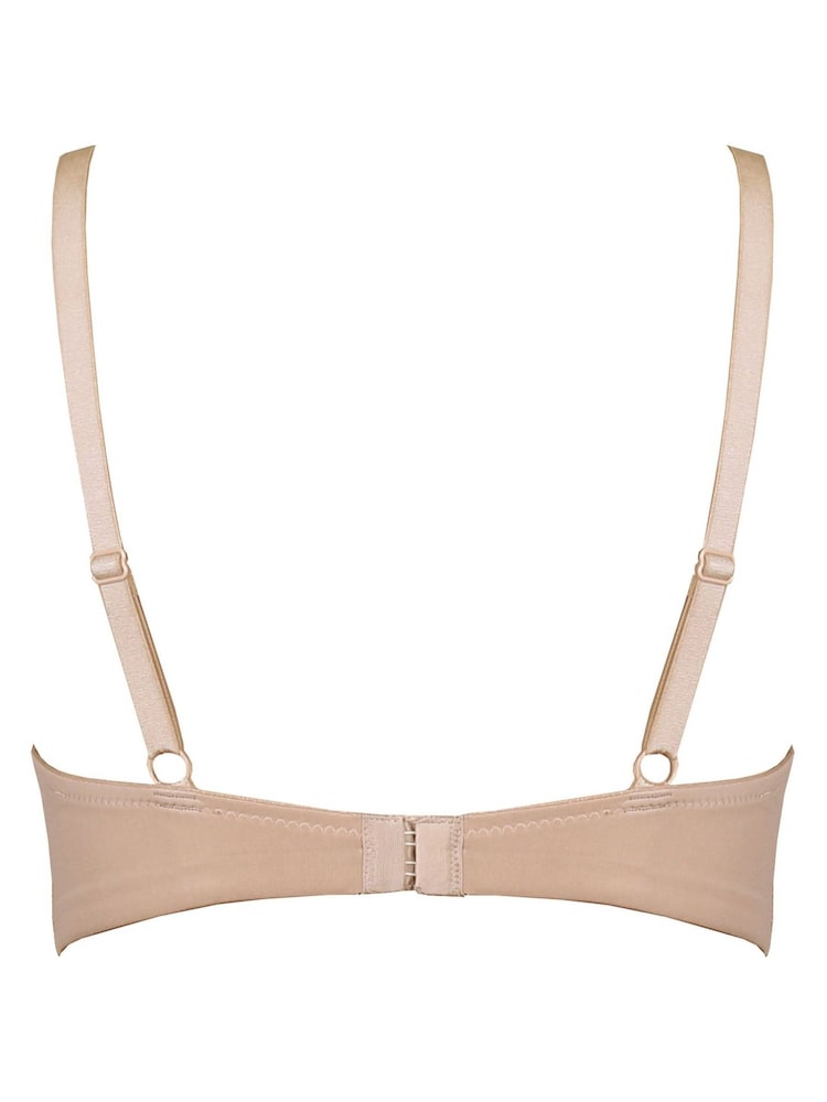 Pour Moi Natural Padded Romance Moulded Plunge Push Up Bra - Image 5 of 5