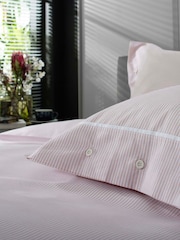 The Lyndon Company Rose/White Southport Duvet Cover and Pillowcase Set - Image 3 of 7