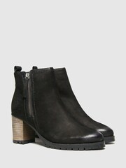 Red Or Dead Black Ramp Nubuck Leather Boots - Image 2 of 4