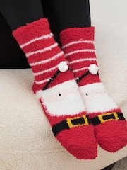Santa Character Cosy Socks In Box - Image 1 of 1