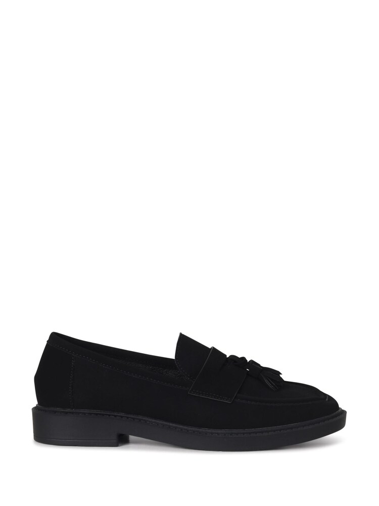 Linzi Black Nubuck Rosalie Nubuck Penny Loafers - Image 2 of 4