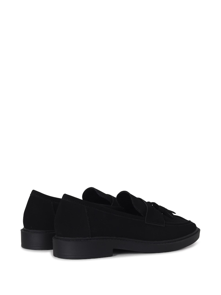 Linzi Black Nubuck Rosalie Nubuck Penny Loafers - Image 4 of 4