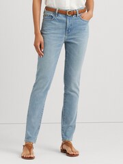 Lauren Ralph Lauren High-Rise Skinny Ankle Jeans - Image 1 of 10