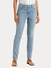 Lauren Ralph Lauren High-Rise Skinny Ankle Jeans - Image 5 of 10