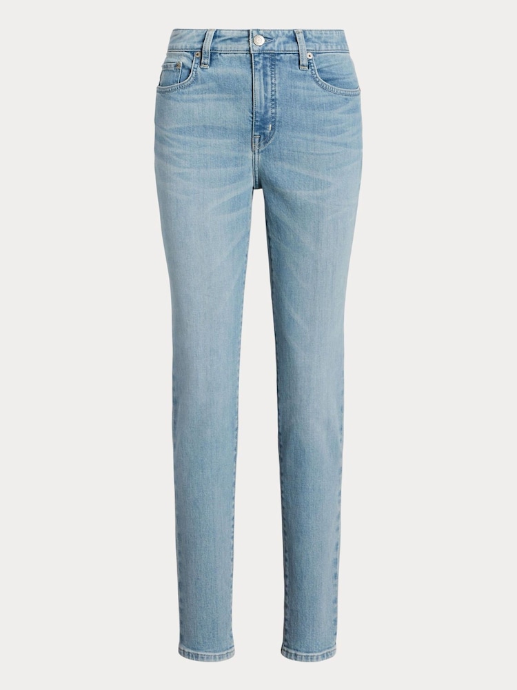 Lauren Ralph Lauren High-Rise Skinny Ankle Jeans - Image 10 of 10